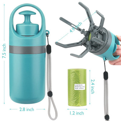 Portable dog pooper scooper with built-in poop bag dispenser — photo 6