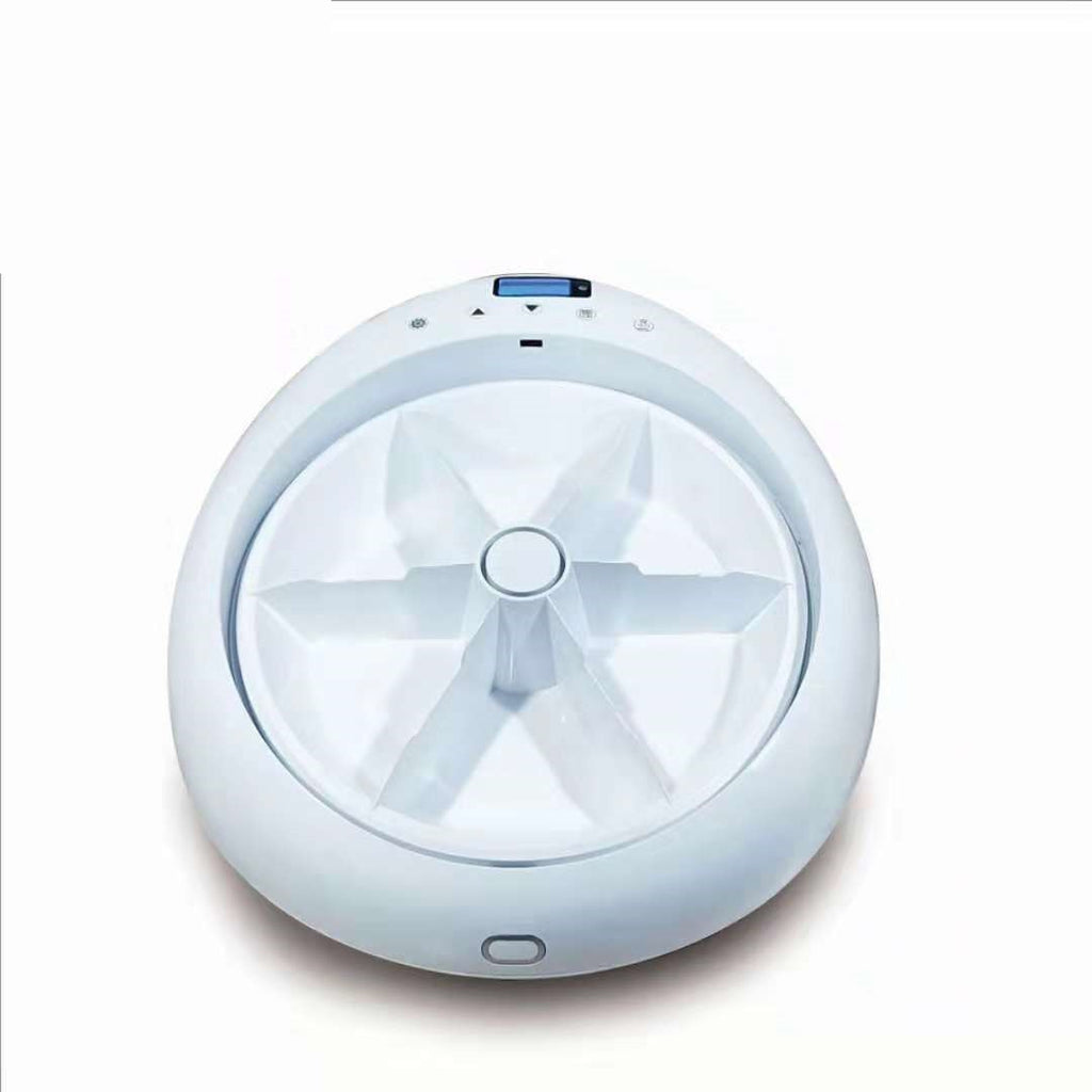 Six-meal automatic pet feeder with LED display and timer — photo 3