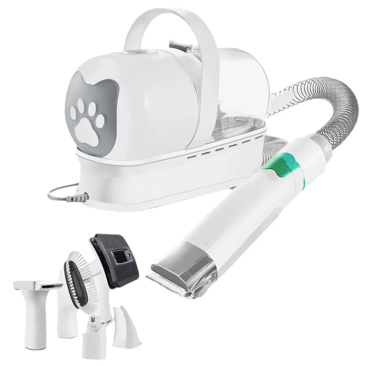 7-in-1 pet grooming vacuum kit with seven attachments for dogs and cats — photo 7