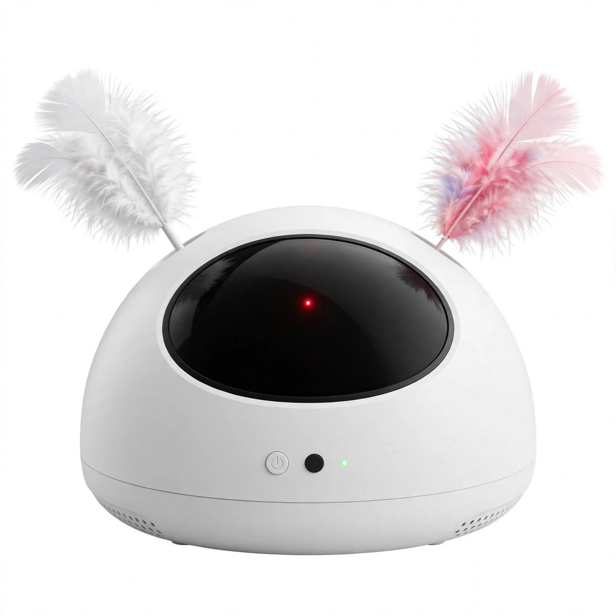 Automatic laser and feather cat toy with USB charging