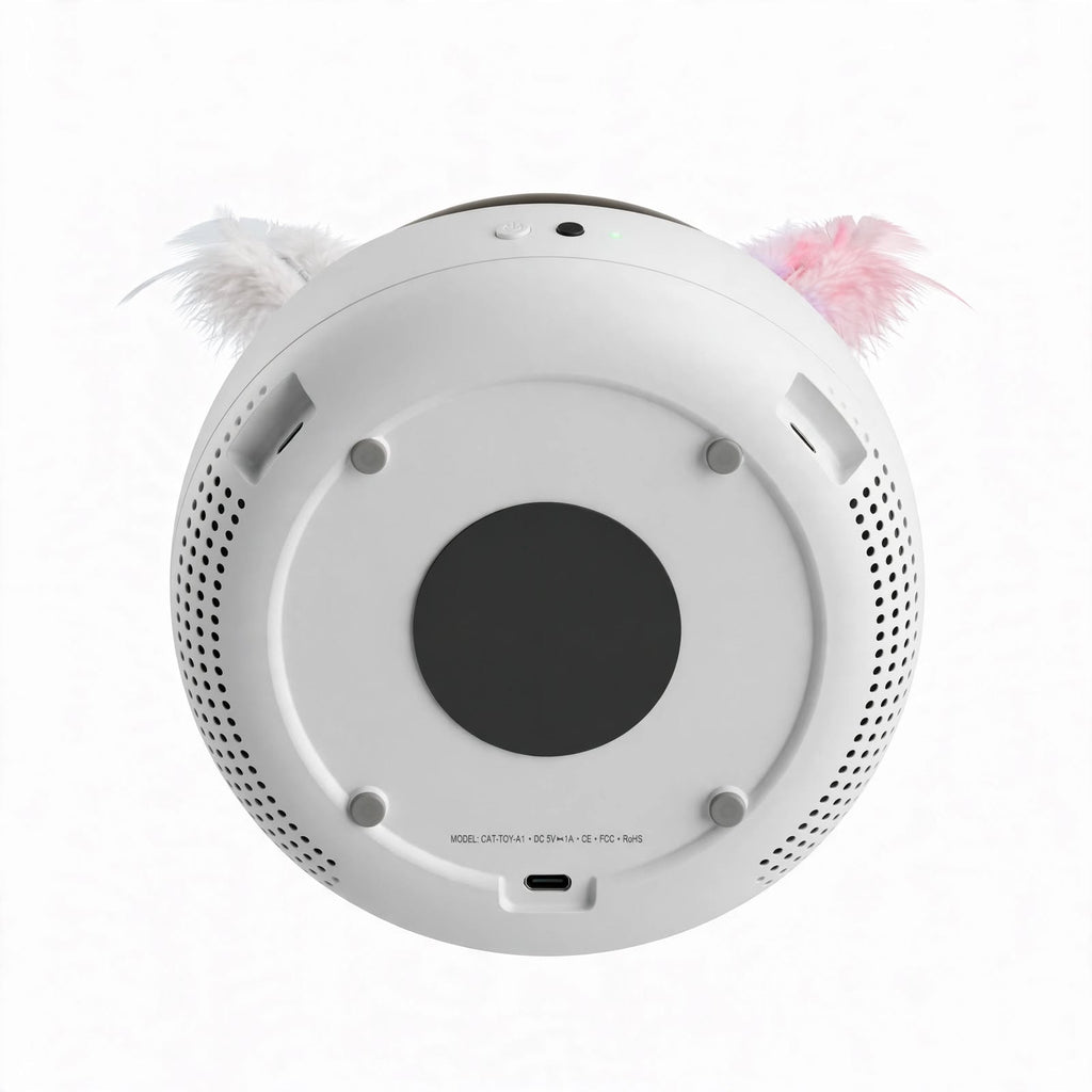 Automatic laser and feather cat toy with USB charging — photo 6