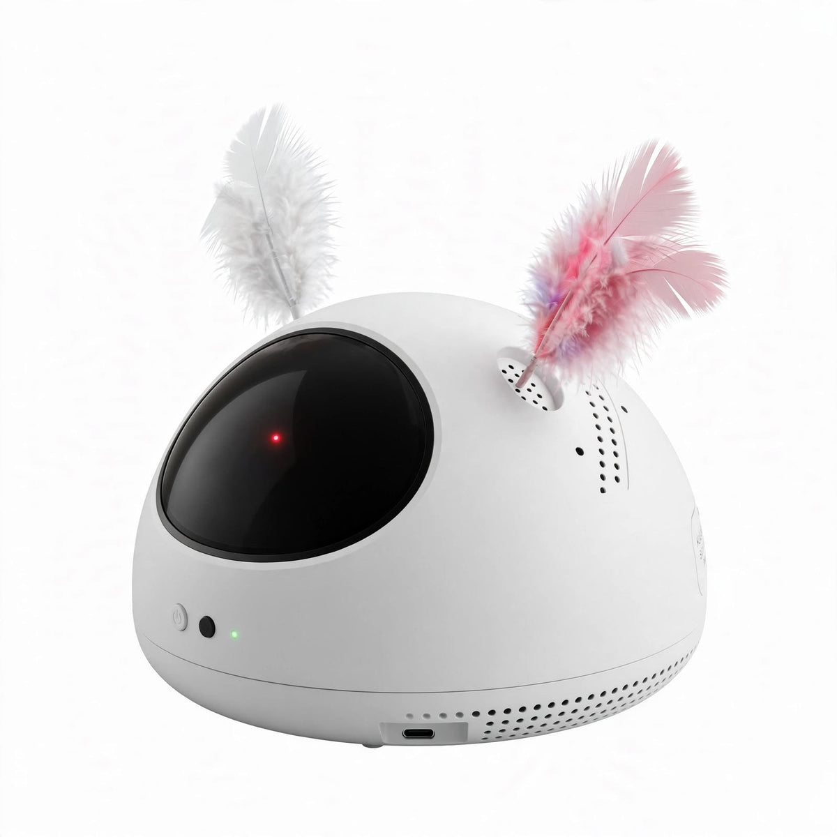 Automatic laser and feather cat toy with USB charging — photo 2