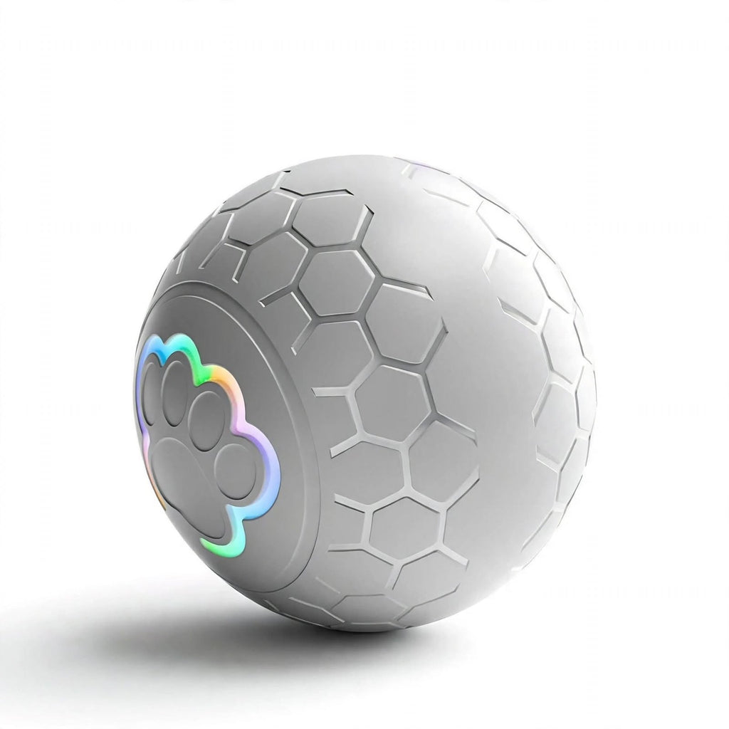 Rechargeable interactive bouncing pet ball with LED lights — photo 2